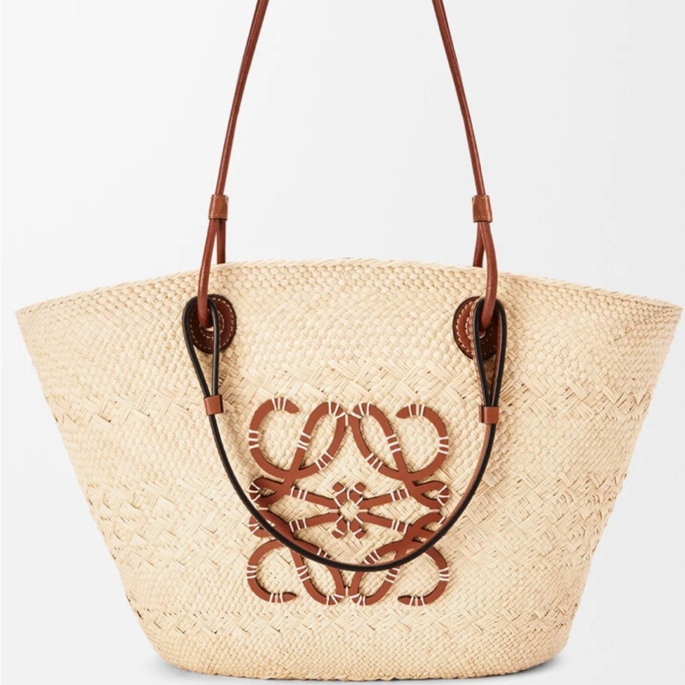 Loewe Medium Anagram Basket Bag, Pristine Condition